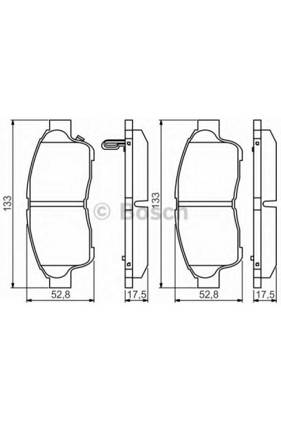 Ön Balata Corolla 92-97 Carina 93-97 Rav4 2.0 94-00 Camry 2.2 92-01