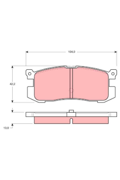 Fren Balata Arka Mazda 626 Iii Gd 1.8I 87-92 626