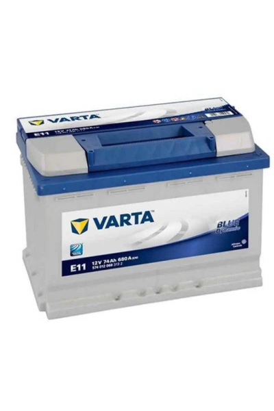E11 Varta  Aku 12V74Ah Blue Dynami̇c Otomobi̇l Aküsü