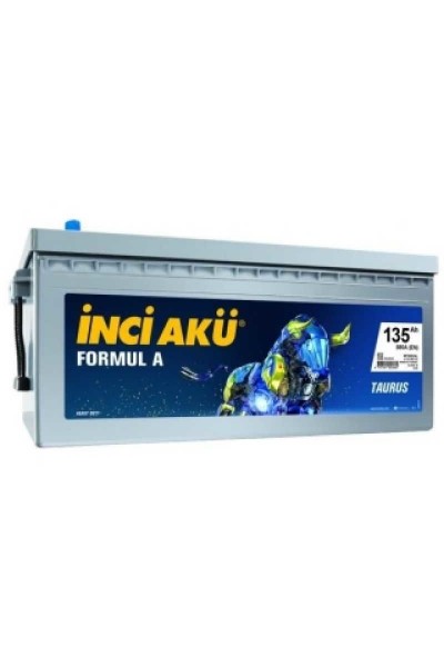 12V  İnci̇ 135 Ah Akü  950 En  Formul A Taurus