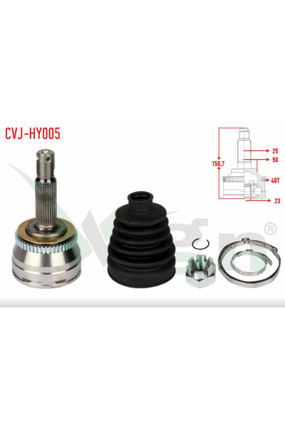 HYUNDAİ ACCENT ERA  GETZ ÖN DIŞ AKS KAFASI 1.5 CRDİ 2006-2012