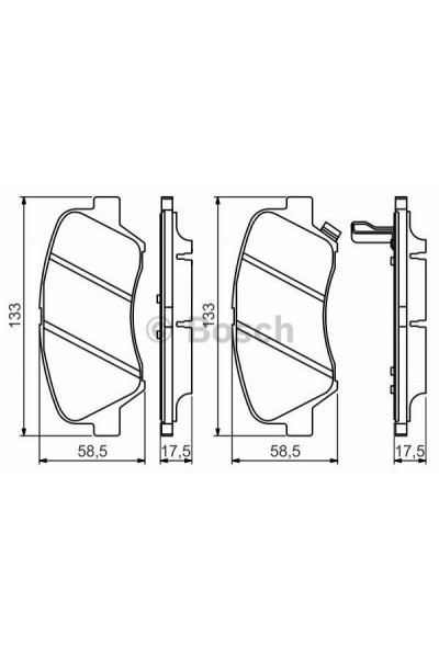 Fren Balatasi Ön Accent Blue İ20 15- Ri̇o Ceed Cerato -