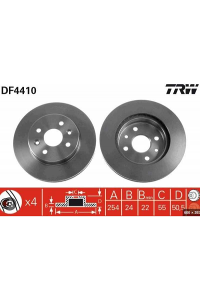 Ön Fren Di̇sk Takim Ki̇a Ri̇o Shuma 02-05 -253Mm