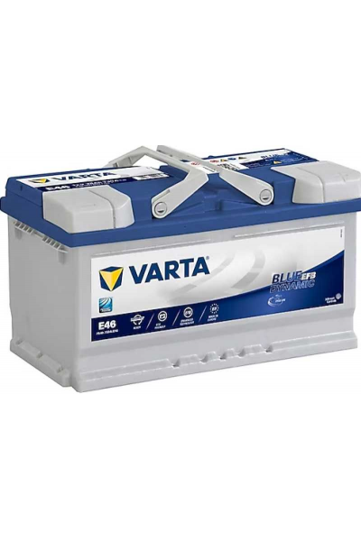 E46 Varta 12V 75Ah Blue Dynami̇c Efb Akü Start Stop Basik Ti̇p