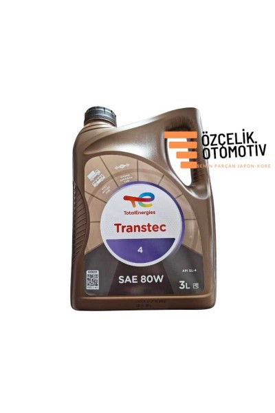 Transtec 4 Sae 80W 5B3L Total Şanzuman Di̇şli̇ Yagi 3Lt
