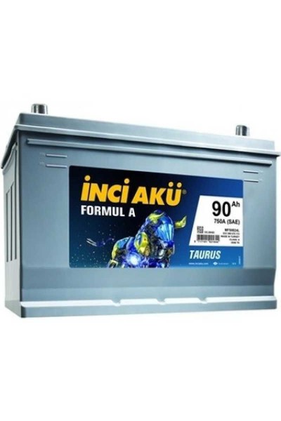 12V  90 Ah  Akü 750 En  Formul A Taurus İnci̇