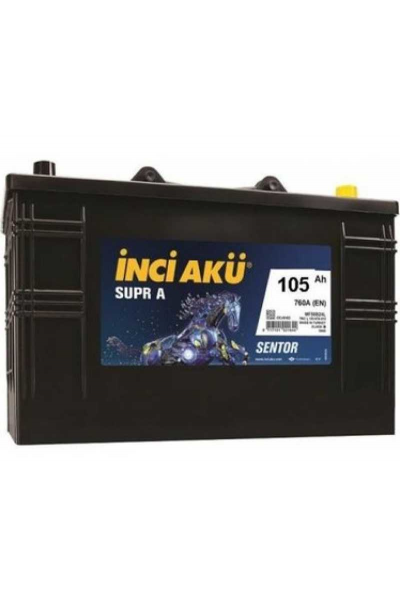 12V 105 Ah  Akü 760 En  Supr A  Sentor  İnci̇