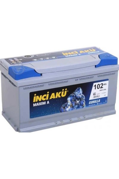 12V 102 Ah  Akü 900 En Maxim A Gorilla Alcak Ti̇p İnci̇