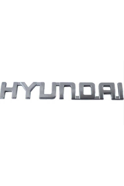 Hyundai Bagaj Yazisi Arka Yazi Era İ20 İ30 Blue