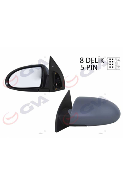 Accent Era Diş Di̇ki̇z Aynasi Sol  Elekti̇ri̇kli̇ Isitmali