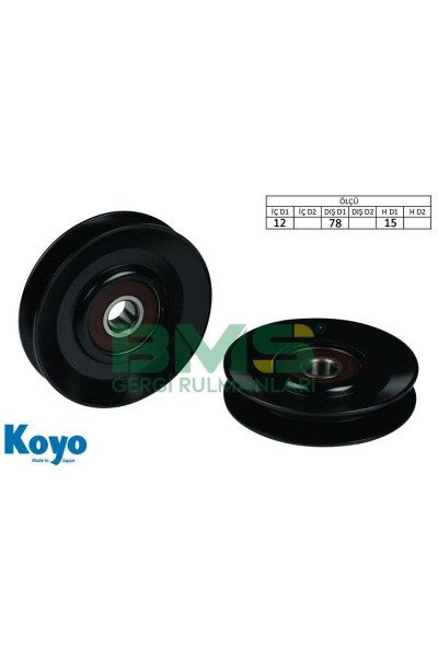 V KAYISI GERGİ RULMANI METAL HYUNDAİ H-100 MINIBUS 2.5 D 93-04