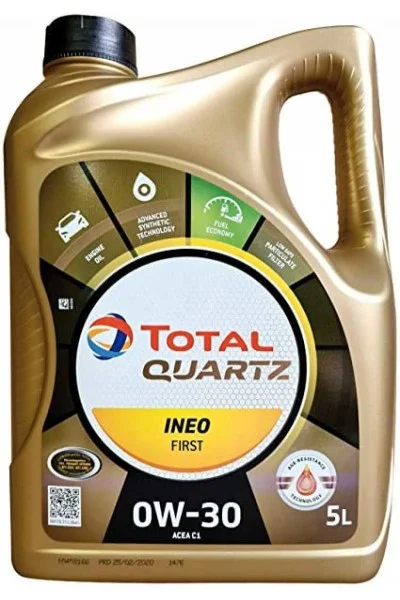 0W30 Total Quartz Firts 3B4L Motor Yagı 4Lt