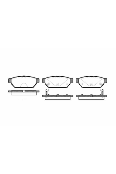 Balata Arka Disk Mitsubishi Carisma 1.6 1.8Cc 95 99 Colt Lancer 90-96 Proton Persona 316 413 415 416