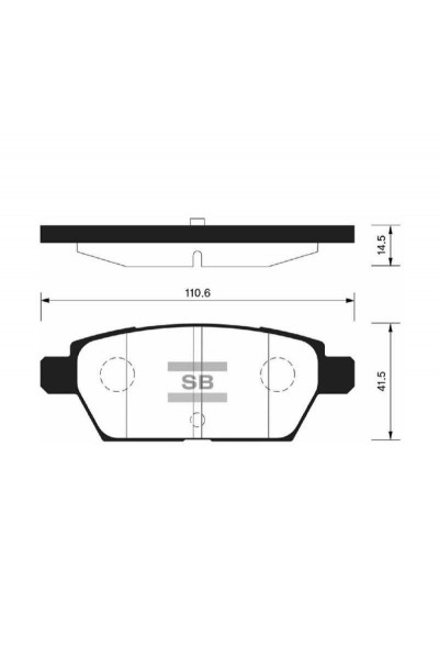 Arka Balata Mazda 6 2.3 05-07 Gdb3517 Gdb7765