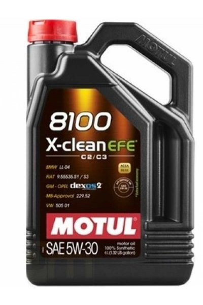 8100 X-Clean Efe 5W30 4L Motül Motor Yagı