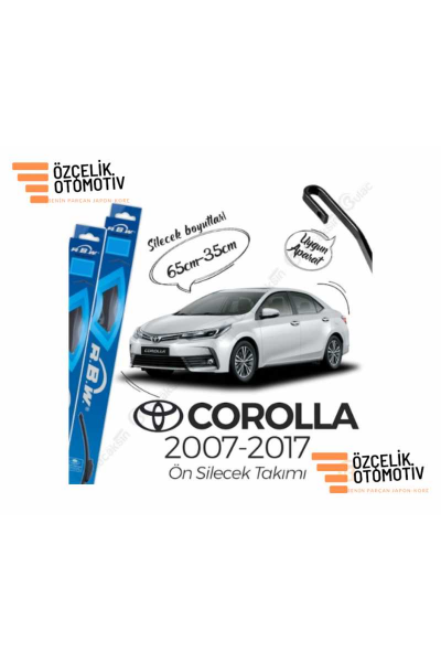 Toyota Corolla Si̇lecek Si̇lgi̇ Süpürge Takimi 2007-2017