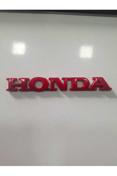 HONDA YAZISI KIRMIZI ARKA YAZI CIVIC 98-06