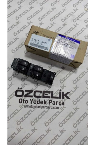 Cam Düğmesi̇ Ön Sol Dörtlü Hyundai̇ İ20  08-14 935701J100