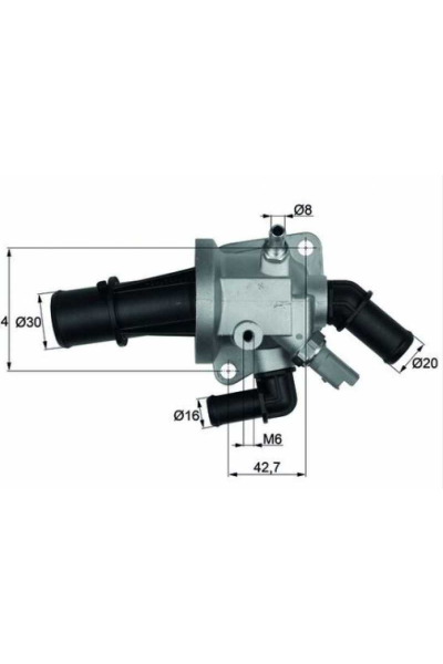 Termostat Komple Kapakli 88C Müşürlü Swi̇ft 1.3 Di̇zel 05- Splash 1.3 1769084E50