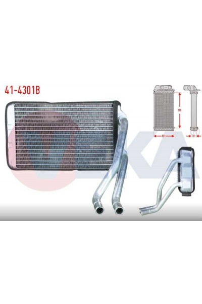 Kalorifer Radyatoru Brazing  Toyota Corolla  Ae101 1992-1997