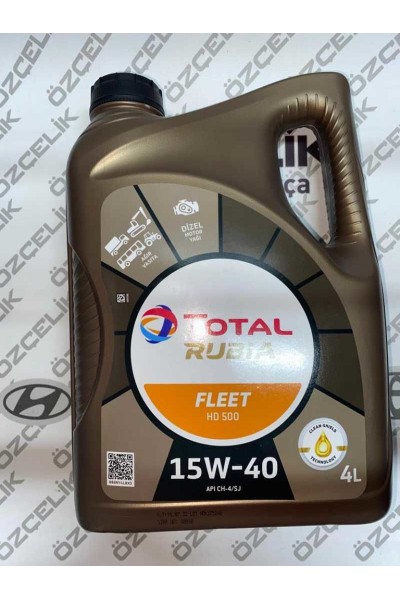 Rubia Fleet Hd 500 15W40 3B4L Tot Tr Bi̇don Motor Yagı 4Li̇tre