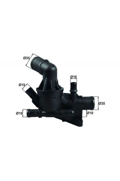 Termostat Qashqai̇-Xtrai̇l. 1.6 Di̇zel R9M 80C