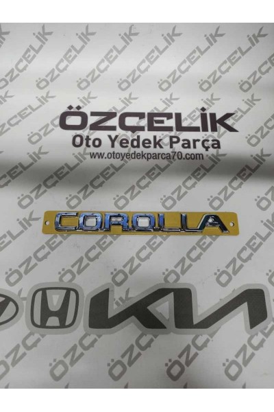 Toyota Corolla Arka Yazisi 93-01