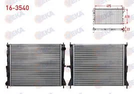 RADYATÖR SU MICRA 03-11 1.5 DİZEL / NOTE